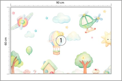 Fototapeta Akwarelowe Miasteczko