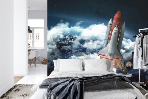 Fototapeta Prom Kosmiczny Opuszczający Ziemię