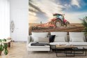 Fototapeta Traktor Pracujący Na Polu