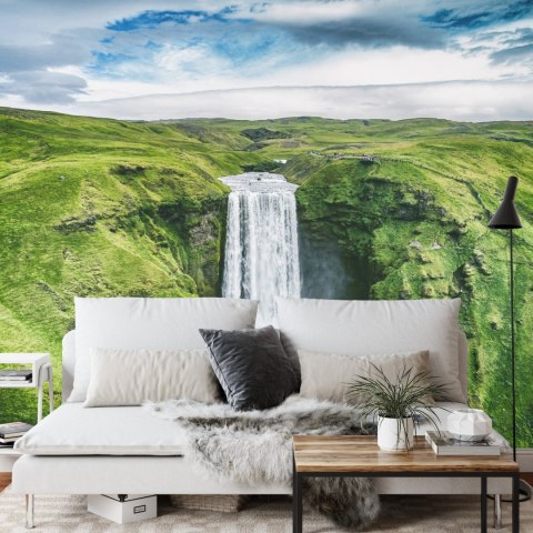 Fototapeta Widok Z Lotu Ptaka Na Wodospad 3D