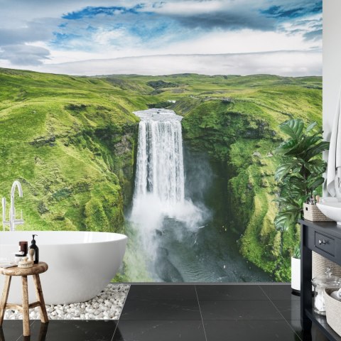 Fototapeta Widok Z Lotu Ptaka Na Wodospad 3D