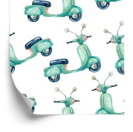 Tapeta Skutery Malowane Akwarelą