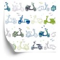 Tapeta Skutery Retro