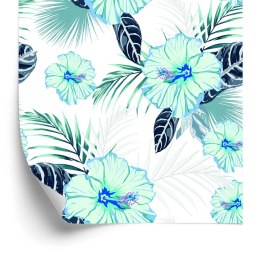 Tapeta Kwiaty Hibiskusa I Liście