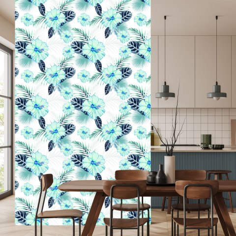 Tapeta Kwiaty Hibiskusa I Liście