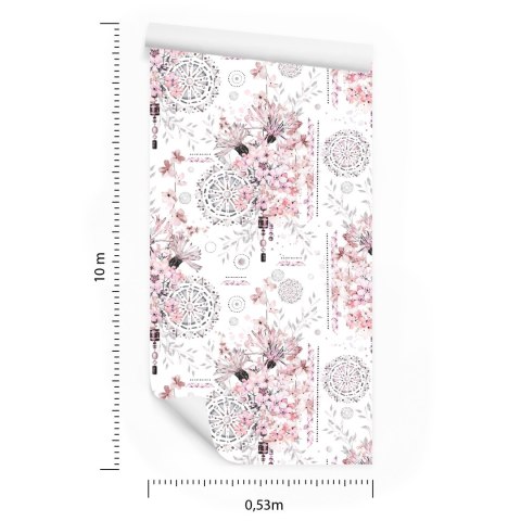 Tapeta Kwiaty I Ornamenty