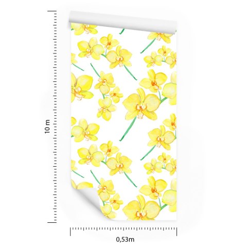 Tapeta Kwiaty Rośliny Storczyki Natura Do Salonu