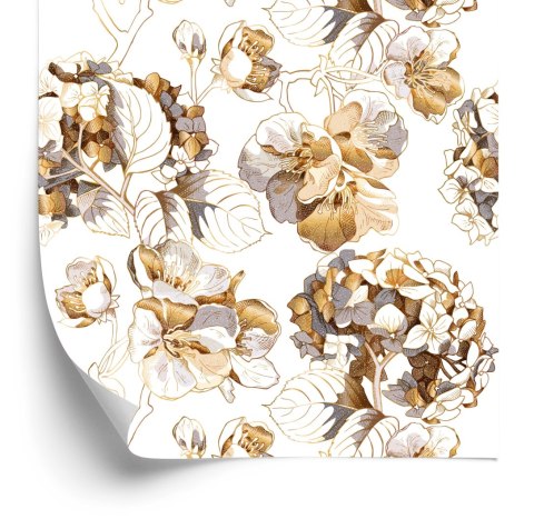 Tapeta Kwiaty Wiśni, Hortensja