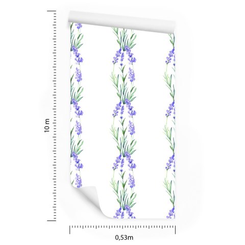 Tapeta Lawenda Kwiaty