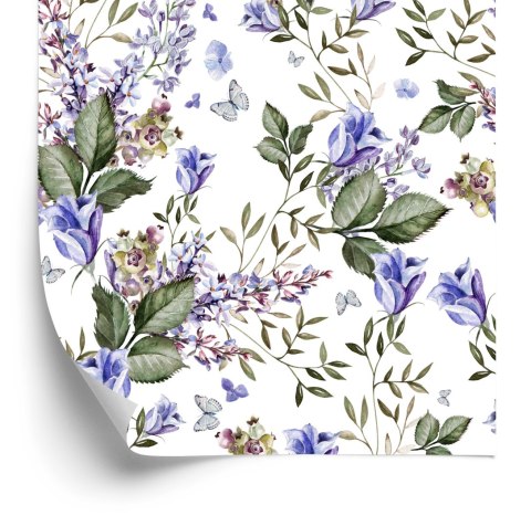 Tapeta Motyle Wśród Lawendy