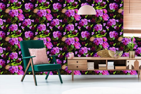 Tapeta Piwonie Z Zielonymi Liśćmi