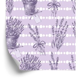 Tapeta Retro Lawenda