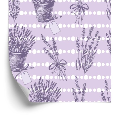Tapeta Retro Lawenda