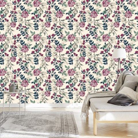 Tapeta Romantyczne Kwiaty