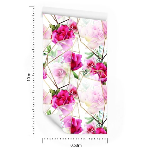 Tapeta Róże W Nowoczesnej Kompozycji