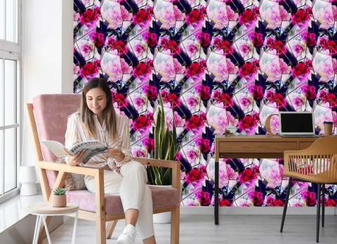 Tapeta Róże W Nowoczesnym Wydaniu