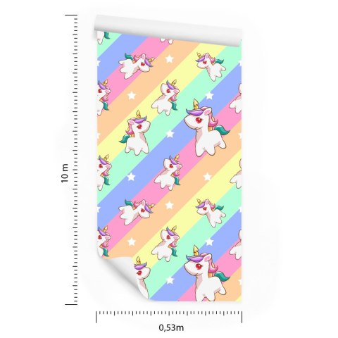 Tapeta Dla Dzieci - Małe Jednorożce