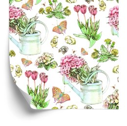 Tapeta Kwiaty W Konewce