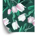 Tapeta Namalowany Bukiet Tulipanów