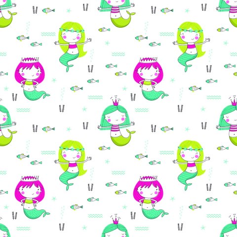 Tapeta Kolorowe Syrenki