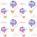 Tapeta Pastelowe Balony Chmurki, Do Pokoju Dziecka