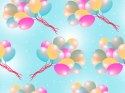 Tapeta Balony Na Tle Kropek