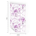 Tapeta Balony W Odcieniach Fioletu