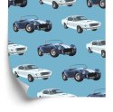 Tapeta Dla Dzieci - Ponadczasowe Samochody W Stylu Retro