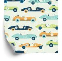 Tapeta Dla Dzieci - Wyścigowe Auta W Stylu Vintage