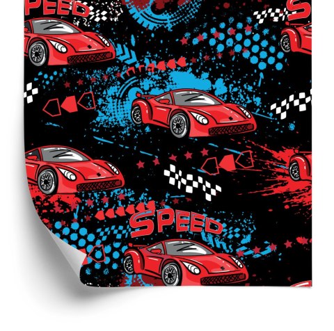 Tapeta Do Pokoju Dziecka Auta Wyścigowe, Samochody