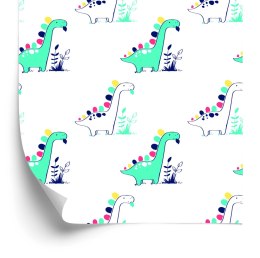 Tapeta Do Pokoju Dziecka, Dinozaury Rośliny Liście