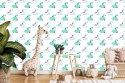 Tapeta Do Pokoju Dziecka, Dinozaury Rośliny Liście