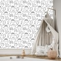 Tapeta Do Pokoju Dziecka, Dinozaury Rośliny Natura