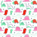 Tapeta Do Pokoju Dziecka Kolorowe Dinozaury Liście