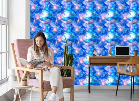 Tapeta Kolorowa Kosmiczna Mgła