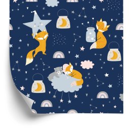 Tapeta Lisy I Misie W Kosmosie