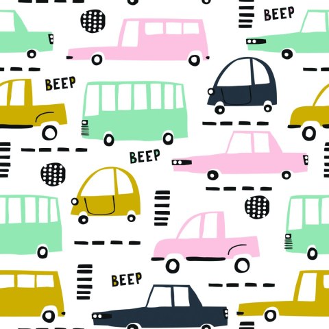 Tapeta Pastelowe Samochody