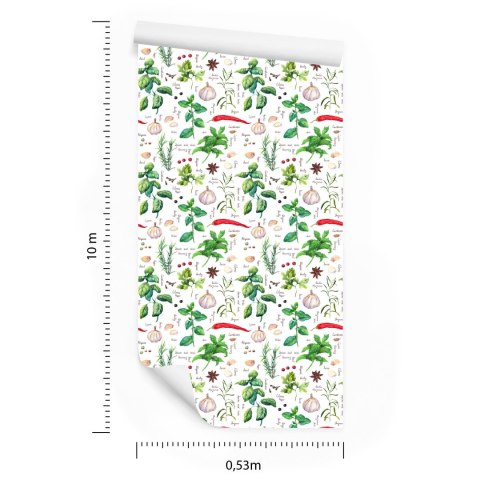 Tapeta Czosnek Z Przyprawami