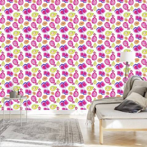 Tapeta Do Kuchni, Jadalni Kolorowe Owoce