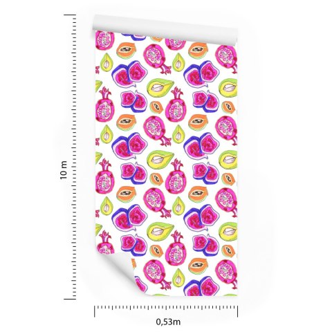 Tapeta Do Kuchni, Jadalni Kolorowe Owoce