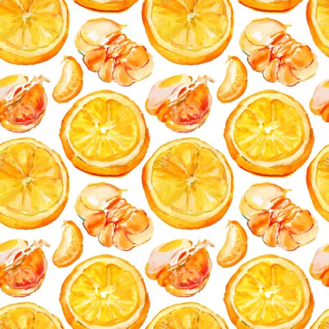 Tapeta Do Kuchni Owoce Cytrusy Pomarańcze