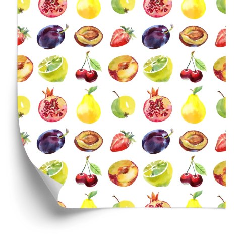 Tapeta Do Kuchni, Owoce, Jabłka, Wiśnie,