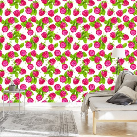 Tapeta Do Kuchni - Soczyste Maliny