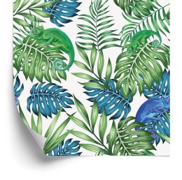 Tapeta Egzotyczne Liście Kameleony