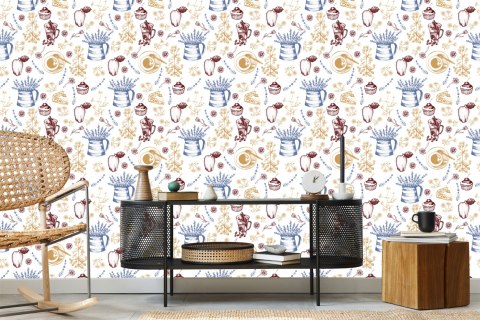 Tapeta Jabłka Z Kawą