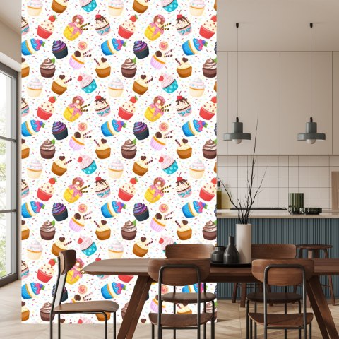 Tapeta Kolorowe Babeczki