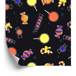 Tapeta Kolorowe Cukierki Na Halloween