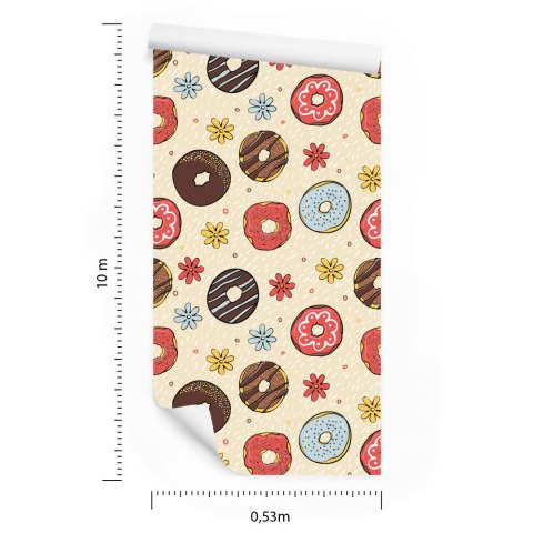 Tapeta Kolorowe Pączki Z Kwiatami