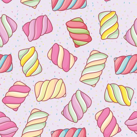 Tapeta Kolorowe Pianki