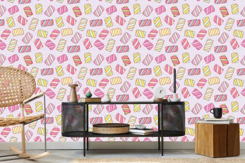 Tapeta Kolorowe Pianki